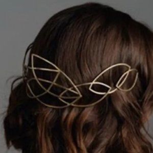 Lia Terni Rose Gold Leaf Crown